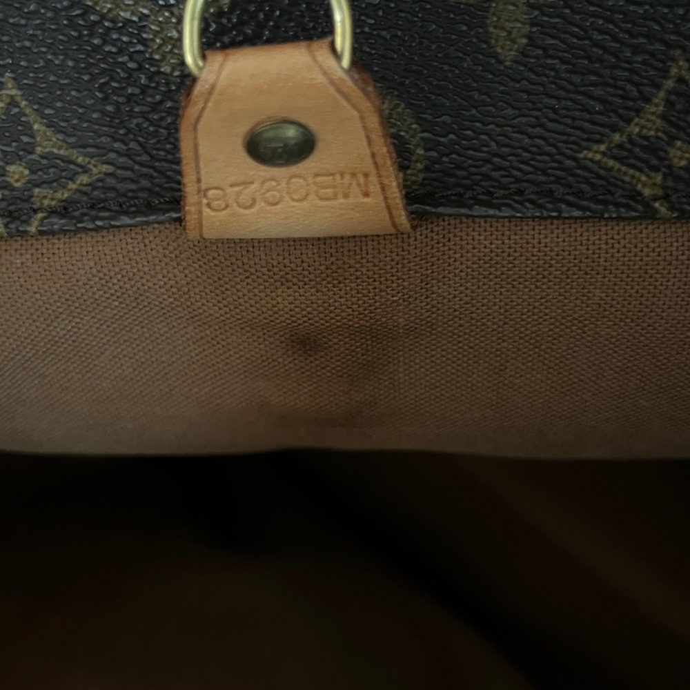 Louis Vuitton Brown Monogram Tote Bag - Picture 8 of 11